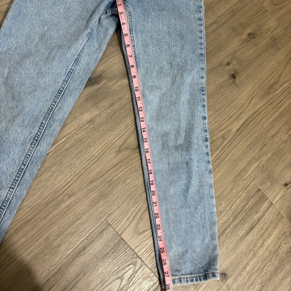 Vtg 80’s Gap Denim Slim Fit High Rise Jeans Sz 4 Ankle Light Wash 90s Retro - Picture 5 of 11
